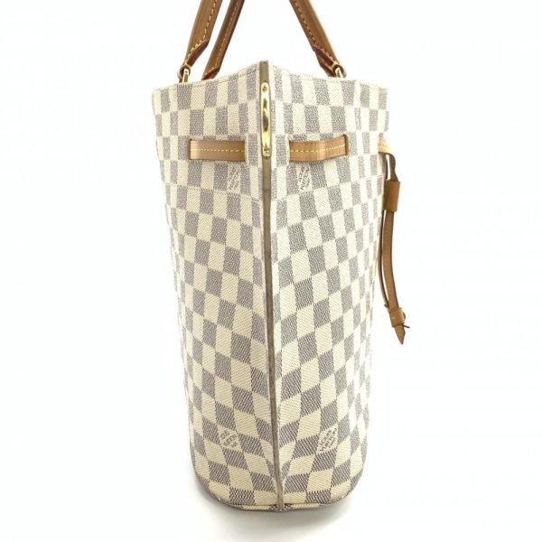 3 Louis Vuitton Girolatta Damier Azure Tote Bag White