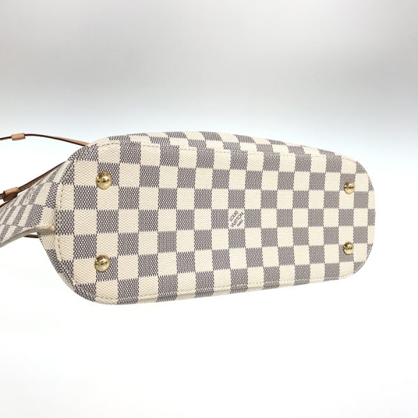 3 Louis Vuitton Damier Girolatta White Handbag