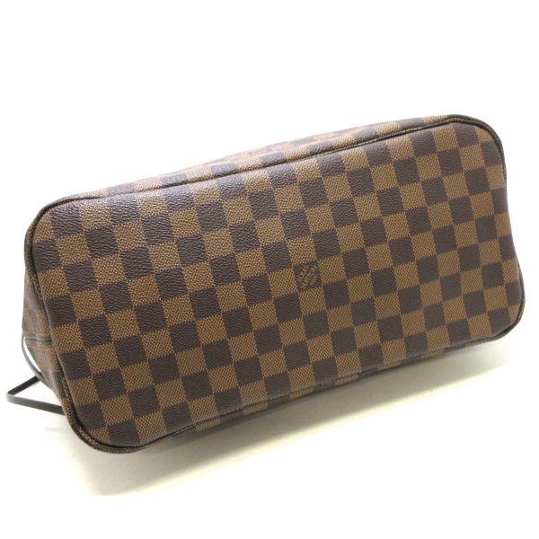 3 Louis Vuitton Neverfull MM Tote Bag Ebene Damier Canvas