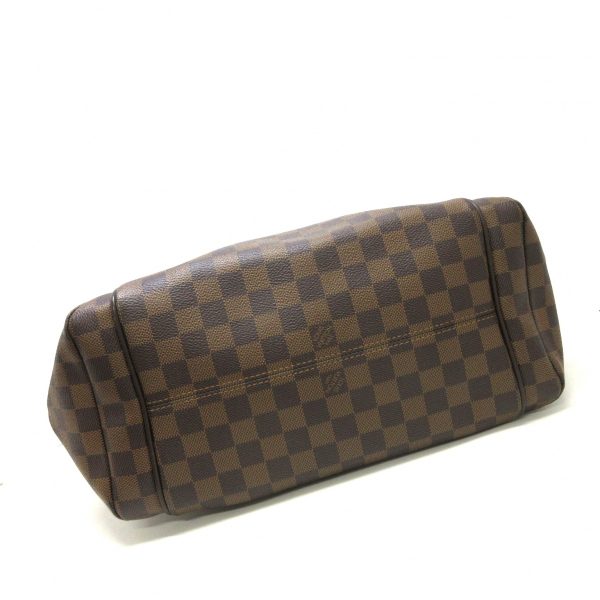 3 Louis Vuitton Totally MM Shoulder Bag Ebene Damier Canvas