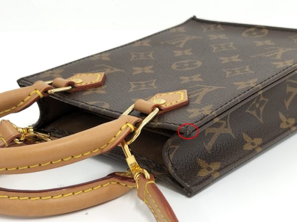 3 Louis Vuitton Petit Sac Plat 2 Way Shoulder Bag Monogram