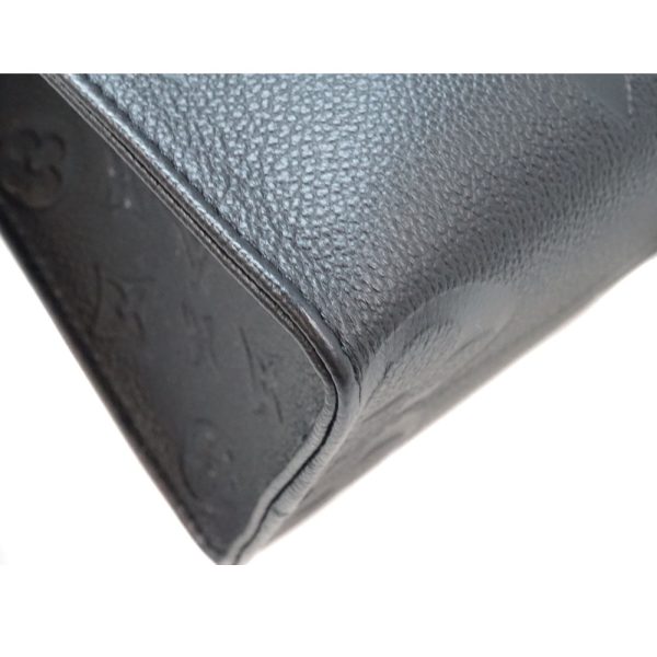 3 Louis Vuitton On The Go PM 2way Bag Black Noir Leather Amplant