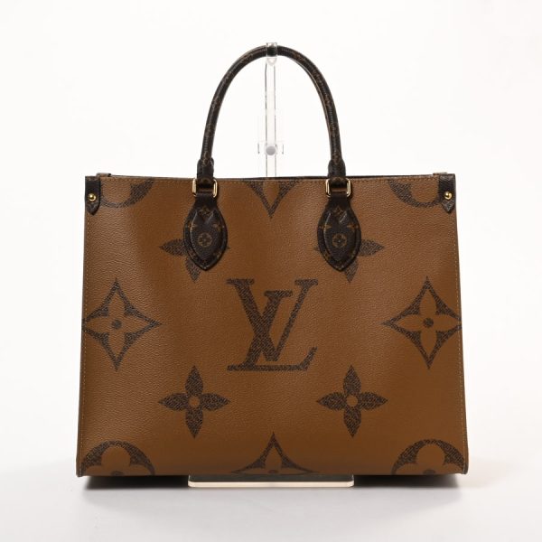 3 Louis Vuitton On The Go MM Tote Bag Monogram Giant