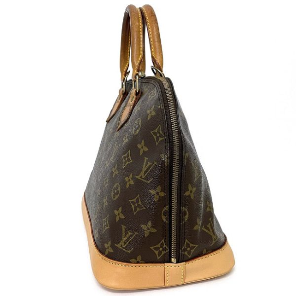 3 Louis Vuitton Handbag Alma PM Brown Monogram