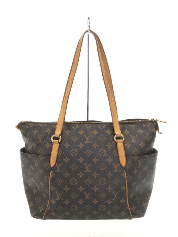 3 Louis Vuitton Totally MM Monogram Canvas Pvc Brown