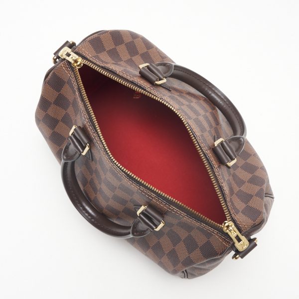 3 Louis Vuitton Speedy Bandouliere 25 Damier Boston Bag Brown