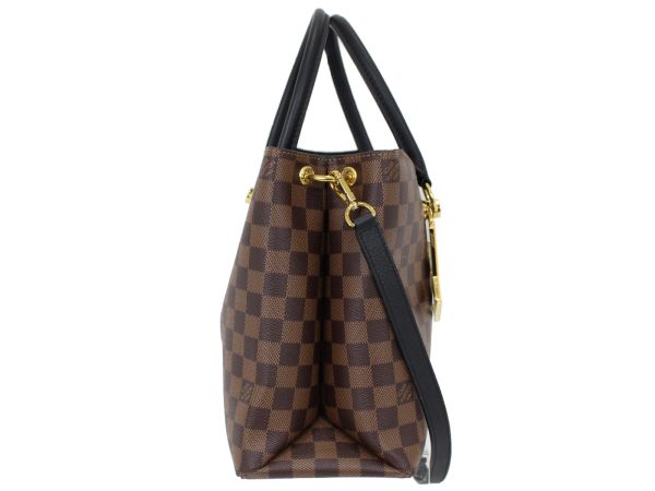 3 Louis Vuitton LV Riverside Damier Taurillon Leather Brown Black