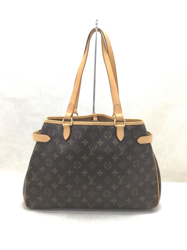 3 Louis Vuitton Batignolles Horizontal Monogram Handbag PVC Brown