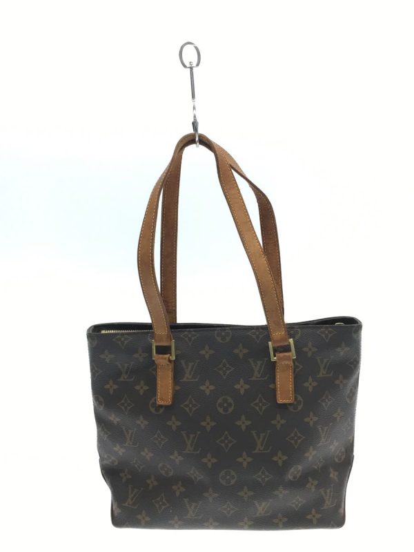 3 Louis Vuitton Hippopo Hand Bag Monogram PVC Brown