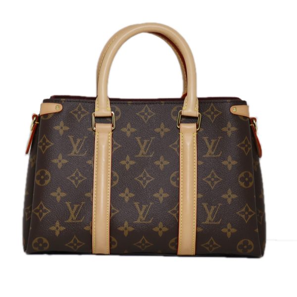 3 Louis Vuitton Soufflot BB Monogram Canvas Handbag Shoulder Bag 2 Way Bag