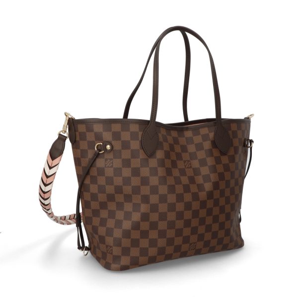 3 Louis Vuitton Neverfull MM Handbag Shoulder Bag Brown