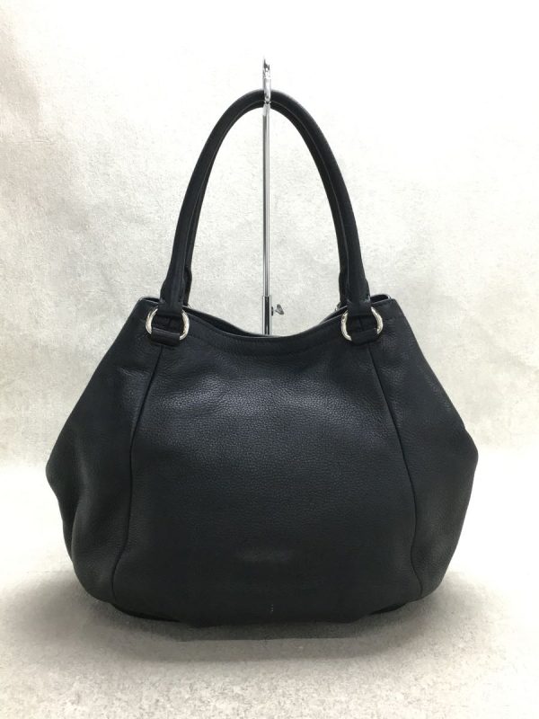 3 Prada Tote Bag Leather Black Plain Bag