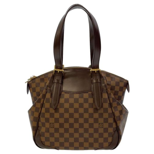 3 Louis Vuitton Handbag Damier Ebene Verona MM Red