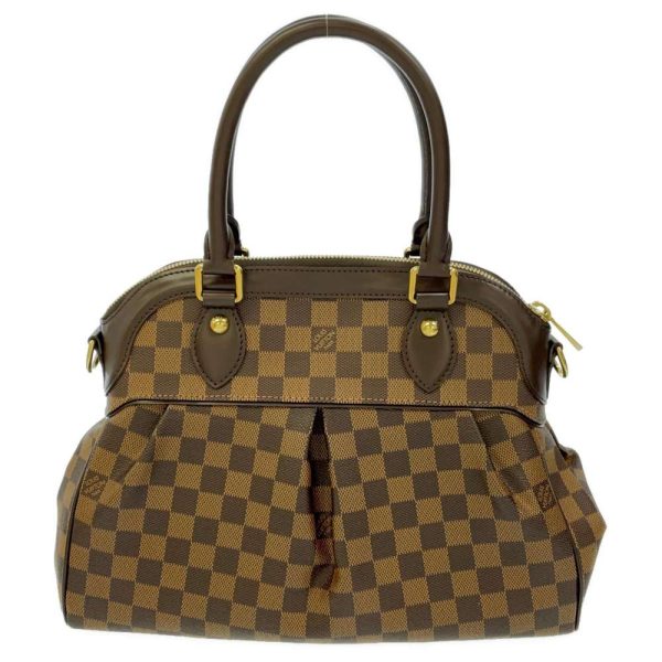 3 Louis Vuitton Handbag Damier Ebene Trevi PM 2way Shoulder Bag