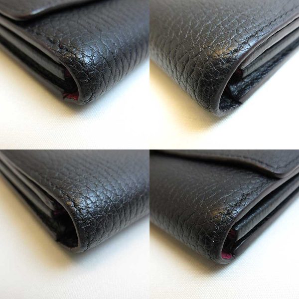 3 Louis Vuitton Long Wallet New Wave Long Wallet Noir Black