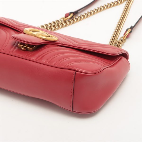 3 Gucci Marmont Leather Chain Shoulder Bag