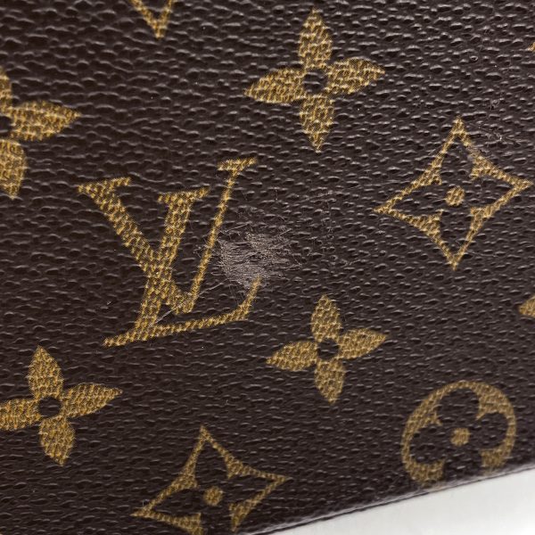 3 Louis Vuitton Luco Shoulder Bag Shawl Tote Monogram Brown