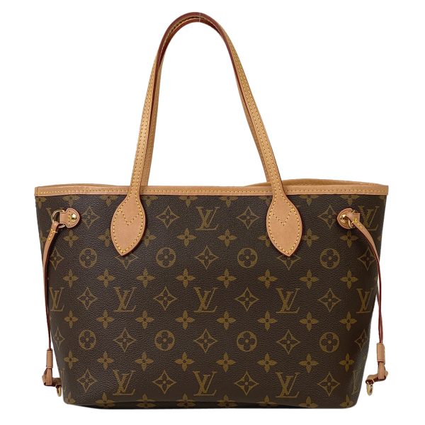 3 Louis Vuitton Neverfull PM Handbag Tote Bag Monogram Brown