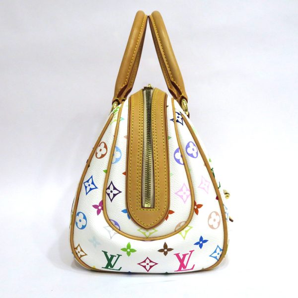 3 Louis Vuitton Monogram Priscilla Bag Multicolor White