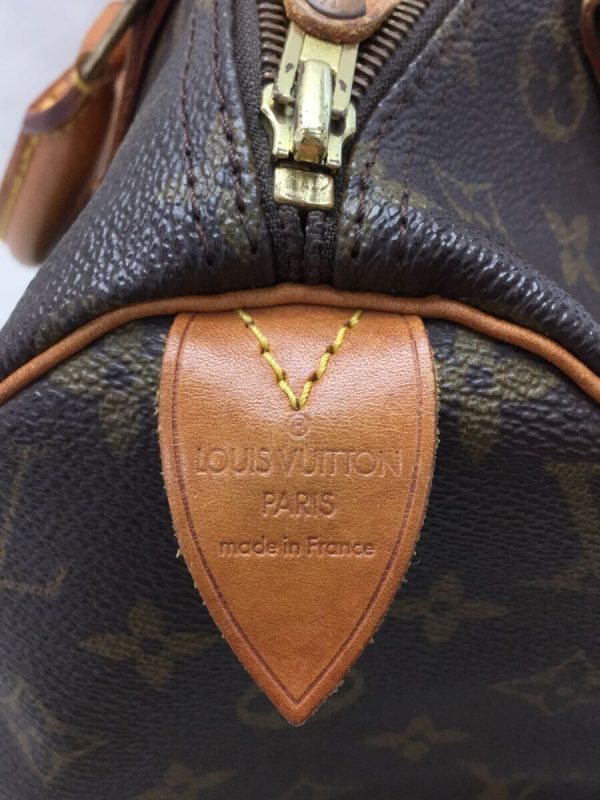 3 Louis Vuitton Speedy 30 Monogram Brown