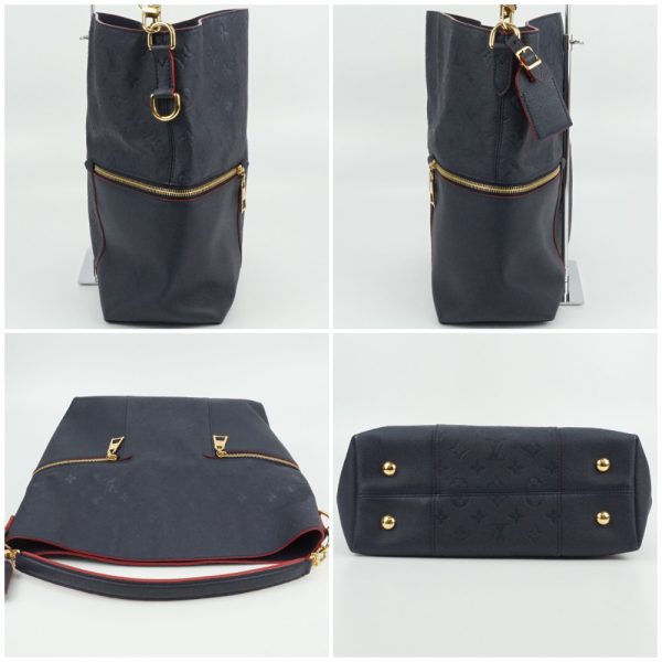 3 Louis Vuitton Emplant Melie Marine Rouge Navy Hobo Bag