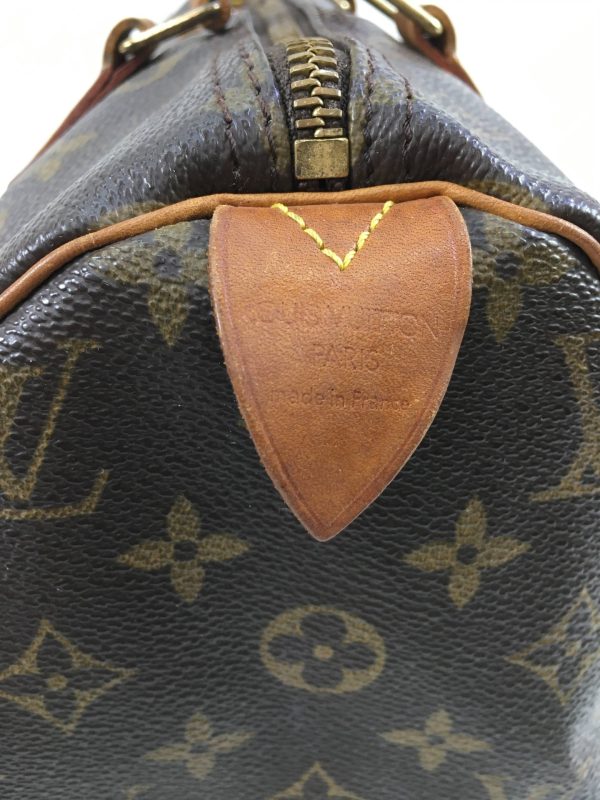 3 Louis Vuitton Monogram Canvas Handbag Speedy 30