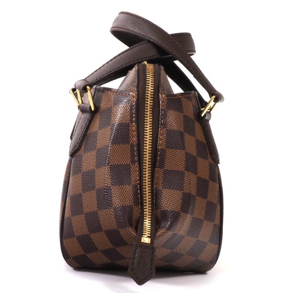 3 Louis Vuitton Belem PM Damier Ebene Cloth Bag Attached