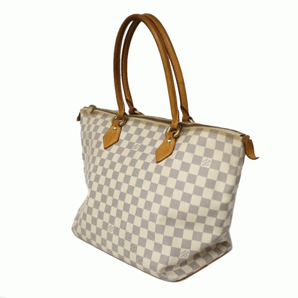 3 Louis Vuitton Saleya MM Handbag Damier Azur