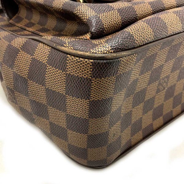 3 Louis Vuitton Joseph Tote Bag Handbag Damier Ebene Leather Brown