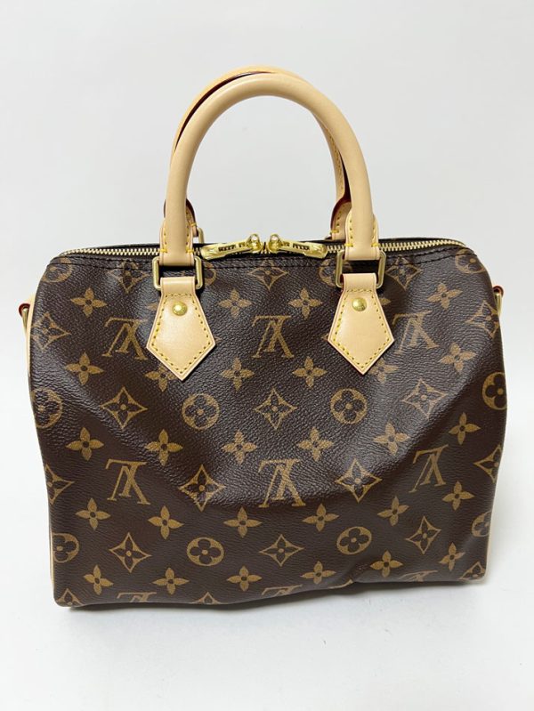 3 Louis Vuitton Monogram Speedy Bandouliere 25 Boston Bag