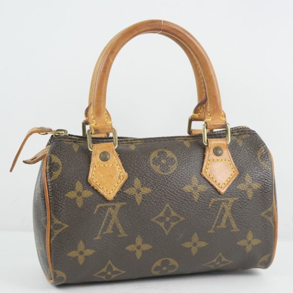 3 Louis Vuitton Mini Speedy Monogram Canvas