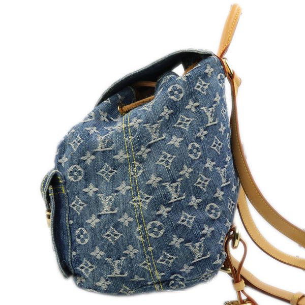 3 Louis Vuitton Sac A De GM Monogram Denim Backpack Rucksack