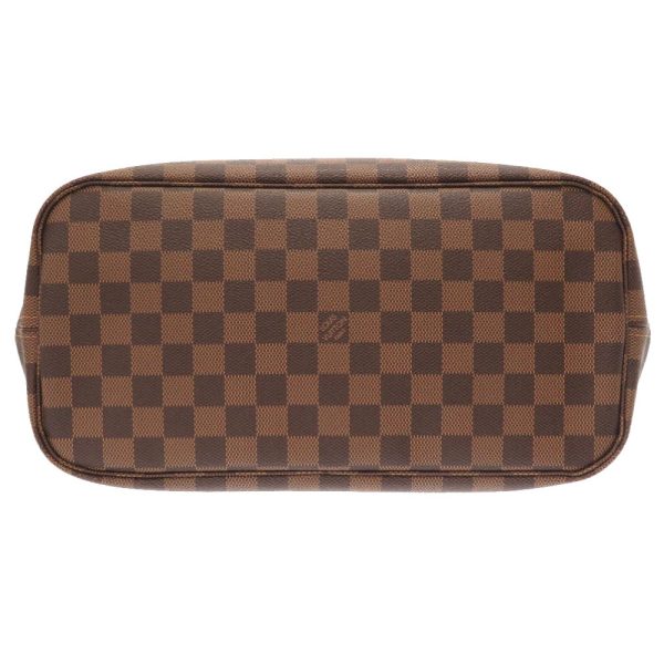 3 Louis Vuitton Damier Neverfull MM Tote Bag Brown