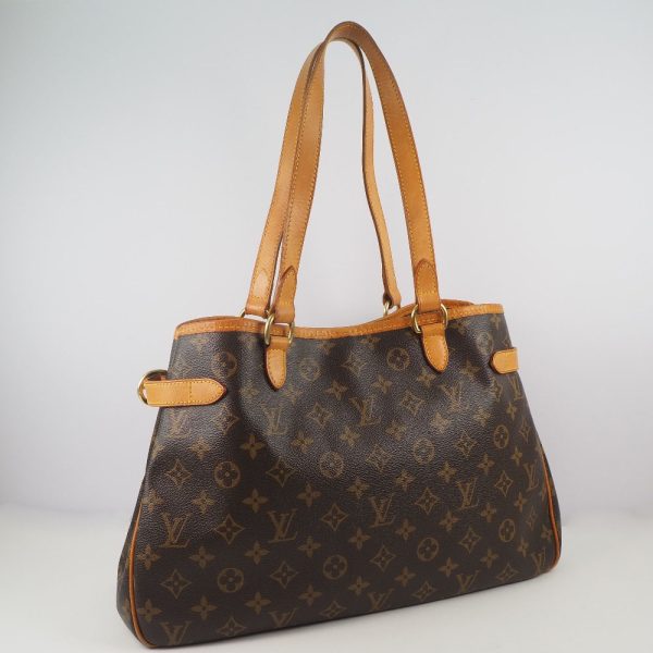 3 Louis Vuitton Batignolles Horizontal Shoulder Bag Monogram Canvas Brown