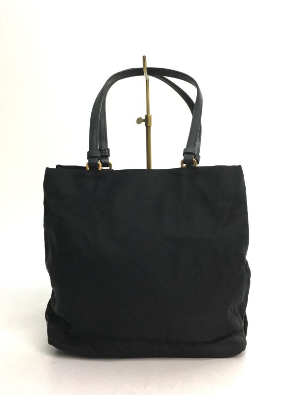 3 Prada Nylon BLK Plain Triangle Logo Handbag