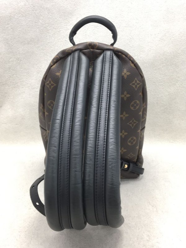 3 Louis Vuitton Palm Springs Backpack MM Monogram Rucksack Overall Pattern Bag Brown