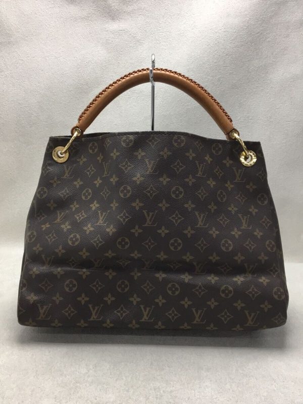 3 Louis Vuitton Artsy MM Hobo Bag Monogram Brown