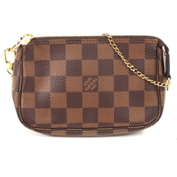 3100314 149n 1 Louis Vuitton Mini Pochette Damier Ebene Accessory Pouch