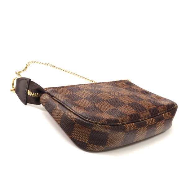 3100314 149n 4 Louis Vuitton Mini Pochette Damier Ebene Accessory Pouch