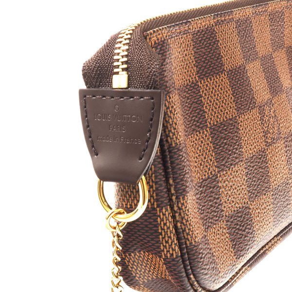 3100314 149n 5 Louis Vuitton Mini Pochette Damier Ebene Accessory Pouch