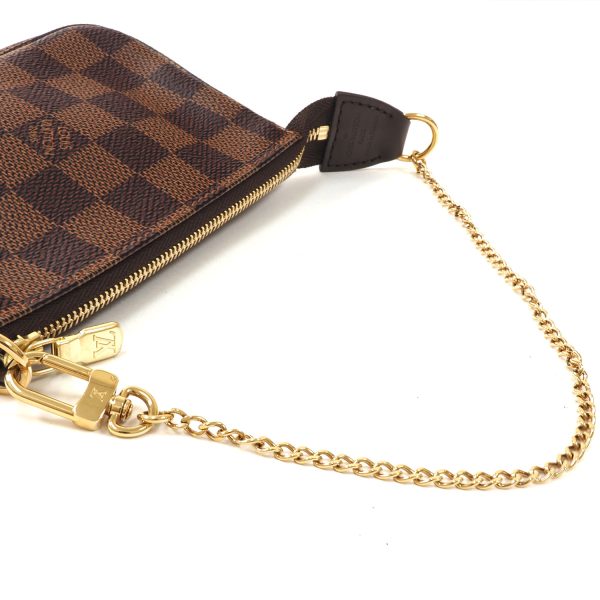 3100314 149n 6 Louis Vuitton Mini Pochette Damier Ebene Accessory Pouch