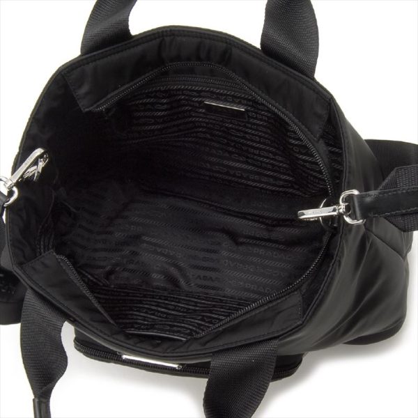 3141101202 2 Prada Nero Nylon Black Shoulder Bag