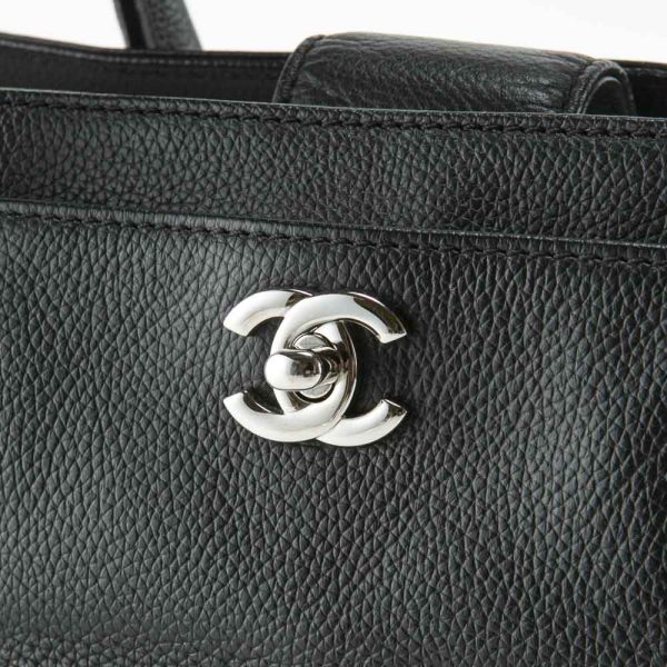 340200kwh290574 4 Chanel Executive Turn Lock Tote Bag