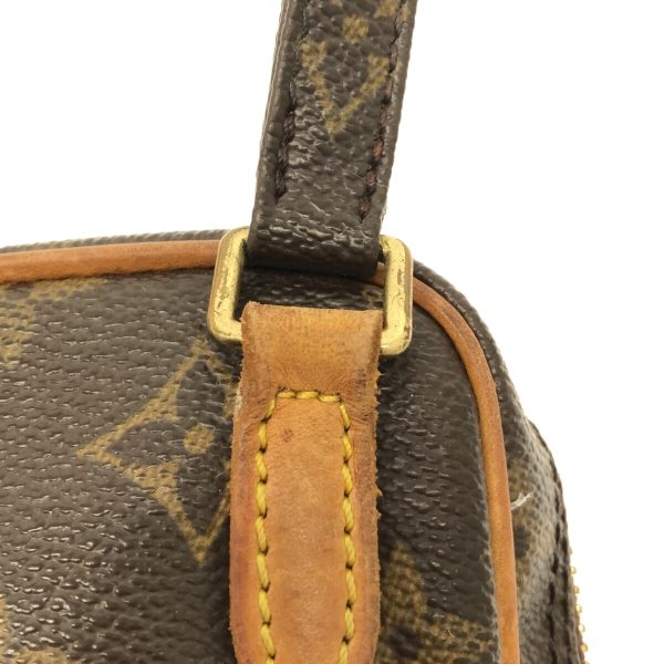 37001972 10 Louis Vuitton Pochette Marly Monogram Canvas Shoulder Bag