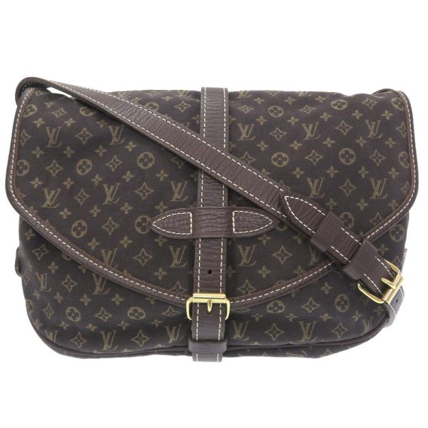 3j0360b5 1 Louis Vuitton Monogram Run Saumur 30 Ebene Shoulder Bag