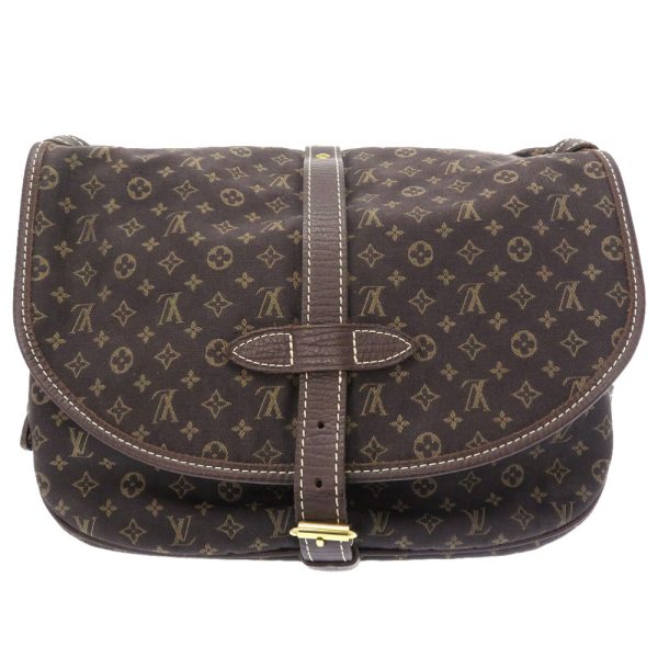 3j0360b5 2 Louis Vuitton Monogram Run Saumur 30 Ebene Shoulder Bag