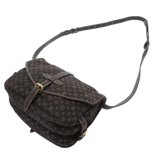 3j0360b5 7 Louis Vuitton Monogram Run Saumur 30 Ebene Shoulder Bag