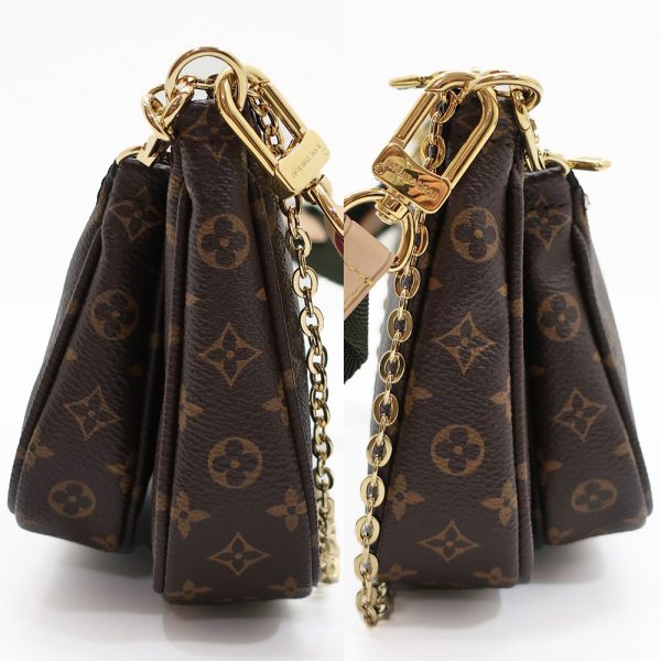 4 Louis Vuitton Multi Pochette Shoulder Bag Monogram Canvas Brown