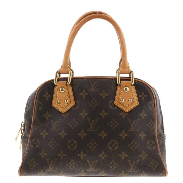 4 Louis Vuitton Manhattan PM Bag Handbag Monogram Brown