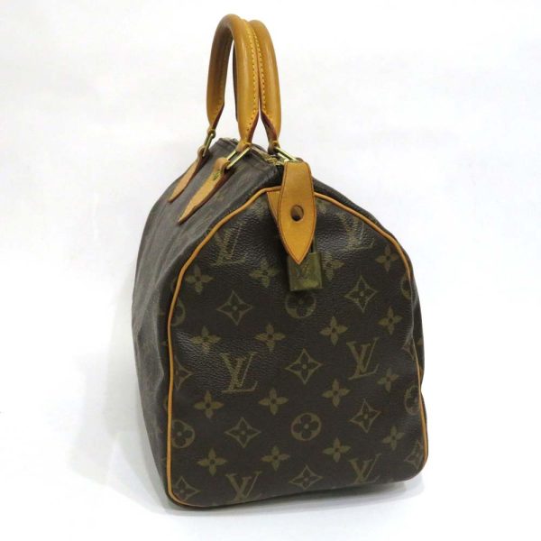 4 Louis Vuitton Bag Speedy 30 Monogram AB Rank Hand Brown